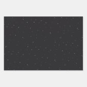 ネイビクラシックーはっきりしたブルーのプライドと星 ラッピングペーパーシート (正面2)