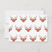 ネイビクラシックータータンチェックプレイドメリークリスマス感謝していヨ サンキューカード (裏面)