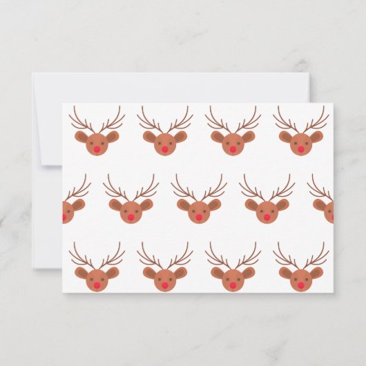 ネイビクラシックータータンチェックプレイドメリークリスマス感謝していヨ サンキューカード (裏面)