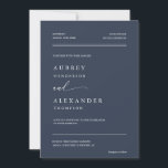ネイビクラシックーブルミニマルQRコード結婚の写真 招待状<br><div class="desc">このエレガントミニマルな結婚式招待状は、クリーンなセリフフォントと美しい台本の書道を融合し与えて、「and」と「reply」という言葉を表現し、ネイビーの青い背景をタイムレスで洗練された外観を実現している。このデザインはカップルの写真パーソナライズされたと、ゲストをRSVPに誘導し、イベント詳細にアクセスするQRコードを備えており、スタイルと利便性の完璧な組み合わせとなっている。このオールインワンのエコ招待を受けフレンドリーた環境にやさしいことをしよう減らは、RSVPカードと詳細カードの追加が必要である。単にあなたのQRコードを招待状と共有の重要な情報の背面にデジタル結婚的に追加する。単カスタマイズに数簡単の手順で名前と文言し、あなたの写真で招待をパーソナライズしユニークて、意味のあるtouch。注意： "と書"と"返信"の美しい単語と前後の両方の線および他のグラフィックアートワーク要素は編集、移動、削除できない固定されている。「and」および「reply」の単語と線およびその他のグラフィックアートワークのスクリプトは、編集、移動または削除できない。これらの要素は固定されている。色もしを変えたい場合は、簡単にカスタマイズあなたのテーマに合わせクリックた招待を行うこと結婚ができます。 この招待は、文字、電子メール、またはソーシャルメディアを通じて、テキストでパーソナライズし、デジタル共有することができます。touchを伝統的選ぶ？また、印刷されたバージョンをゲストに郵送するか、両方を実行して便利な場合もある。</div>