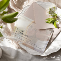 ネイビコンテンポラリースクリプト横型結婚写真