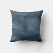 ネイビシンプルーブルーパープル大理石モノグラモダンム クッション (裏面)