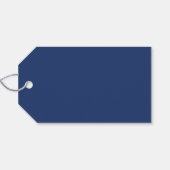 ネイビシンプルー書道ありがとうブライダルシャワー ギフトタグ (裏面横)