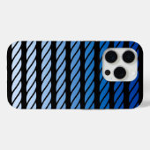ネイビストライプー航海のパターン Case-Mate iPhoneケース (裏面 (横))