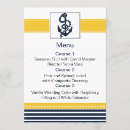 ネイビストライプー，いかり，メ航海のニュー・カード メニュー