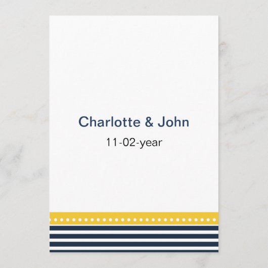 ネイビストライプー,いかり,メ航海のニュー・カード メニュー (裏面)