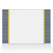 ネイビストライプー、コンパ航海のス結婚のテーブル番号 (内部横(上))