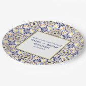 ネイビスペインのイエロータ地中海のイルのV3 ペーパープレート (アングル)