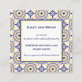 ネイビスペインのイエロータ地中海のイルカスタムV2 スクエア名刺