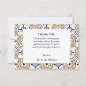 ネイビスペインのイエロ地中海の感謝していユーVF 招待状 (正面)