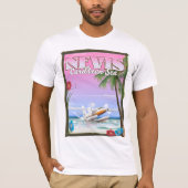 ネイビス 休日 ポスター Tシャツ (正面)