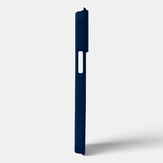 ネイビパーソナライズされたー青カスタム白スクリプト名 Case-Mate iPhoneケース (裏面 / 右)