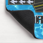 ネイビパーソナライズされたー・ナウの航空母艦2.0 マウスパッド (コーナー)