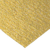 ネイビフェイクーブルー背景の金ゴールドブラシストローク ロングテーブルランナー (コーナー)