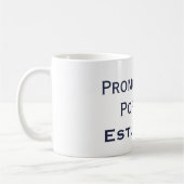 ネイビポップ・アートのーポップ・アートの&ピンクマグカップに昇格 コーヒーマグカップ (左)