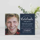 ネイビモダンカスタムー写真追悼会 招待状 (スタンド正面)