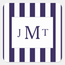 ネイビモダンーストライプ結婚コレクション