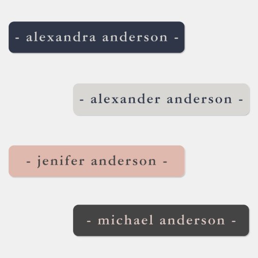 ネイビモダンーブルプラチナバラ防水名 ラベル (グループ)