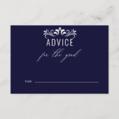 ネイビモダンーブルーアドバイス エンクロージャーカード (正面)