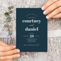 ネイビモダンーブルートレンディーミックスマッチ結婚ズ
