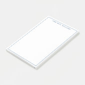 ネイビモダンーブループロフェッショナル薄縁ど線 ポストイット (アングル)