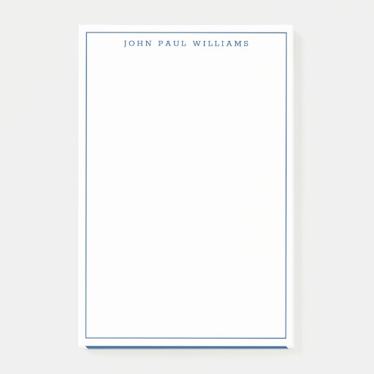 ネイビモダンーブループロフェッショナル薄縁ど線 ポストイット (正面)