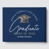 ネイビモダンーブルー卒カスタム業卒業会 ゲストブック (裏面)