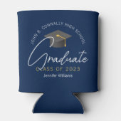 ネイビモダンーブルー卒カスタム業卒業会 缶クーラー (裏面)