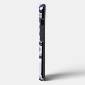 ネイビモダンーブルー波iPhoneケース Case-Mate iPhoneケース (裏面 / 左)