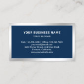 ネイビモダンーブルー鋼溶接機 名刺 (裏面)