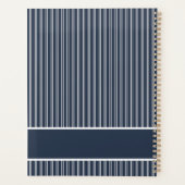 ネイビモダンーブルー1写真2023カスタム プランナー手帳 (裏面)