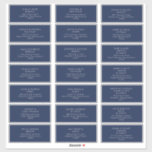 ネイビモダンーブルー |シルバー結婚のゲストアドレス シール<br><div class="desc">ネイビーモダンブルー |シルバー結婚のゲストアドレスのステッカーは、あなたの上品なボホのステッカーに最適結婚である。そのシンプル抽象デザインは、その暗いネイビーユニークブルーカラーパレットを伴う、この製品は単にシッ与えクでシックなボヘミアンを滞在しながら贅沢の感じもの。今ま保でも、好きなアートワークやグラフィックでパーソナライズすることもできます。</div>