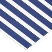 ネイビモダンーブルー&ホワイト航海のパタストライプーン テーブルクロス (アングル)
