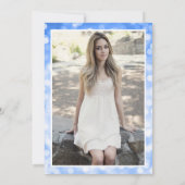 ネイビモダンーミニマルブルーライトフォトスイート16 招待状 (裏面)