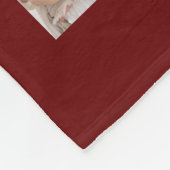 ネイビモダンー写真数々の家族のホームデッキ フリースブランケット (角)