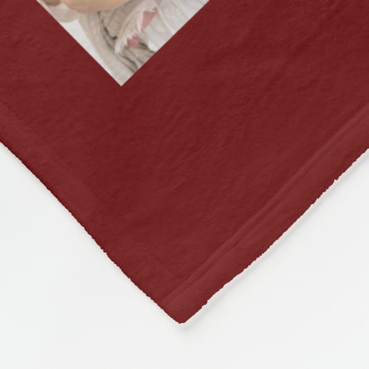 ネイビモダンー写真数々の家族のホームデッキ フリースブランケット (角)