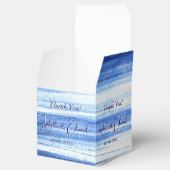 ネイビモダンー水色ブラシストロークのパターン フェイバーボックス (オープン)