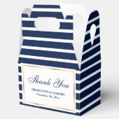 ネイビモダンー結婚ブルー フェイバーボックス (オープン)