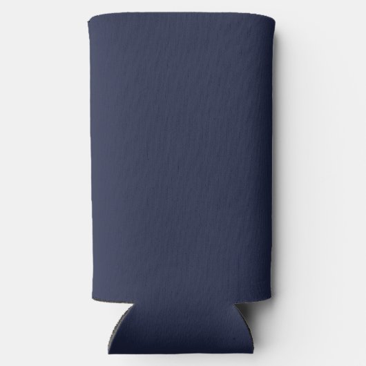 ネイビモダンー航海のブルーいかり結婚式の引き出物 スリム缶クーラー (裏面)