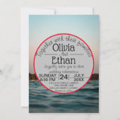 ネイビモダンー航海の結婚式招待状 招待状 (正面)