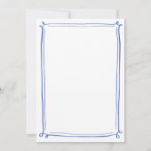 ネイビモダンーShe's off the Marketブライダルシャワー 招待状 (裏面)