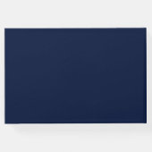 ネイビモダン素朴結婚ー ゲストブック (裏面)