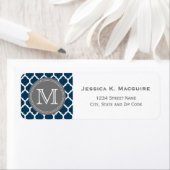 ネイビモノグラムのーブルー&グレー ラベル (インサイチュ)