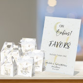 ネイビントートツインストークベビーシャワー 台座サイン