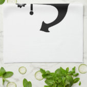 ネイビーいかり キッチンタオル (折り畳み)