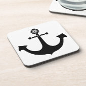 ネイビーいかり コースター (左側)