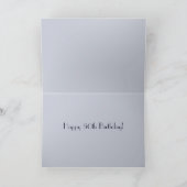 ネイビーおよびグレーの長方形 カード (内部)