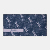 ネイビーかわいらしにトンボカスタムイ デスクマット (正面)