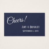 ネイビーでホワイトモダン、3-Punch Drinkチケット (裏面)