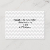 ネイビーとイエローヒトデのビーチ結婚式文具 エンクロージャーカード (裏面)